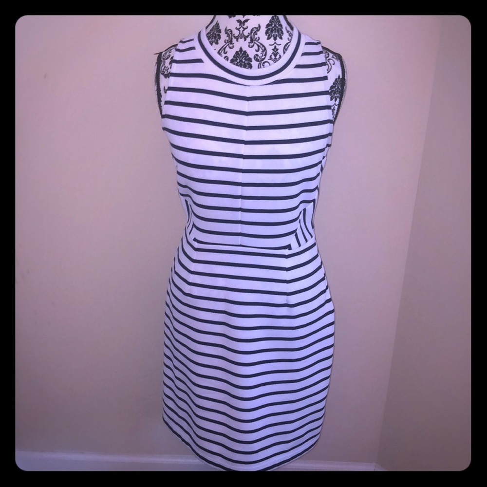 Striped Sheath Dress